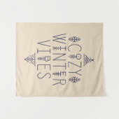 Gezellige Winter Vibes Design Wandkleed (Voorkant (horizontaal))