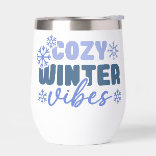 Gezellige Winter Vibes - Snowflake Typografie
