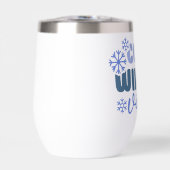 Gezellige Winter Vibes - Snowflake Typografie (Voorkant)