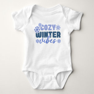 Gezellige Winter Vibes - Snowflake Typografie Romper