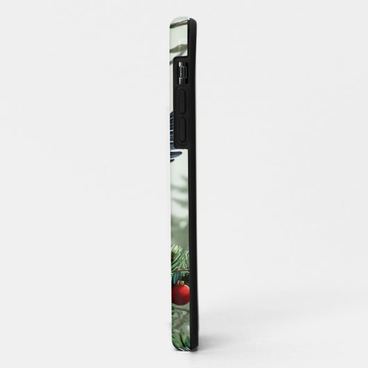 Gezellige Winter Vogel Landschap Esthetisch Ontwer Case-Mate iPhone Case (Achterkant/links)