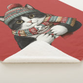 Gezellige Winterkatten Cocoa Sherpa Deken (3/4)