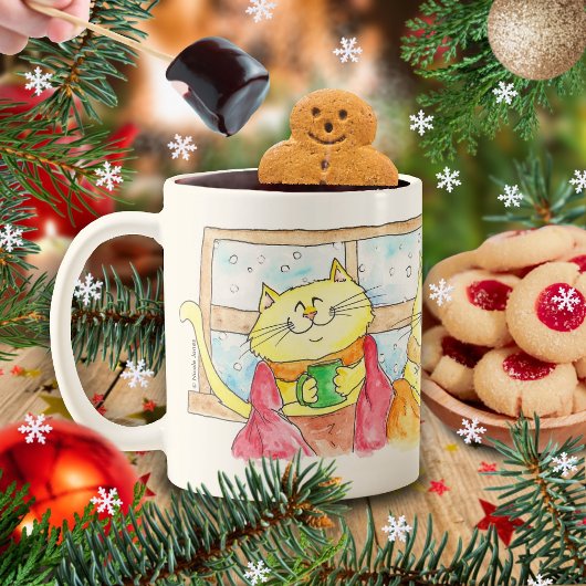 Gezellige Winterkatten MOK van Nicole Janes