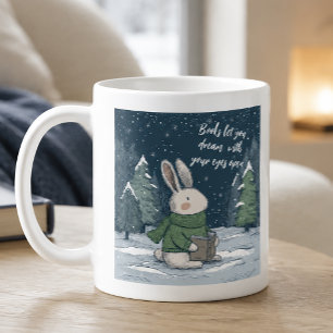 Gezellige winterleesboek koffiemok