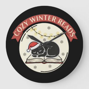 Gezellige Winterleesjes Schattige Kerstkat Boekenl Grote Klok