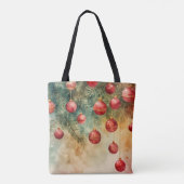 Gezellige winternachten Kerst Tas (Achterkant)