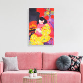 Gezellige winterochtend canvas afdruk (Insitu (Woonkamer))