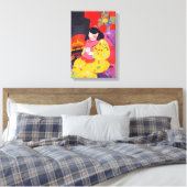 Gezellige winterochtend canvas afdruk (Insitu (Slaapkamer))