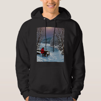 "Gezellige winterreflecties" Hoodie