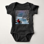 "Gezellige winterreflecties" Romper (Voorkant)