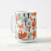 Gezellige Woodland Friends Fox5 Koffiemok (Voorkant links)