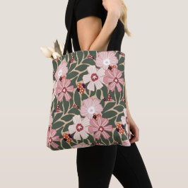 Gezellige Woodland lieveheersbeestjes & Wildflower Tote Bag