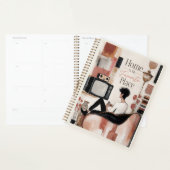 Gezellige woonkamerinterieur planner (Display)
