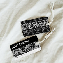 Gezellige Zwart & Wit Scandinavische Trui Kerstmis