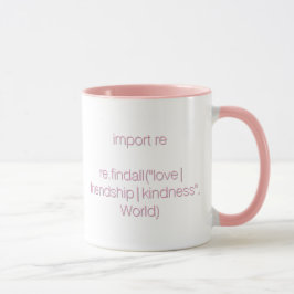 Gezelligheid, Code en Coffee Mok (Roze Lettering)