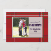 Gezelligste Kerst Plaid Feestdagenkaart (Voorkant)