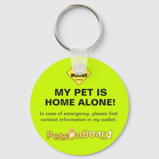 Gezelschapsdieren aan boord van Sleutelhanger Star (Voorkant)