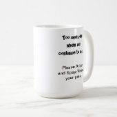 Gezelschapsdieren adopteren Spay Neuter Pet Overbe Koffiemok (Voorkant rechts)