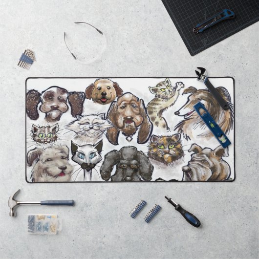 Gezelschapsdieren Bureaumat (Werkstation)