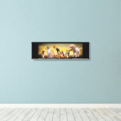 Gezelschapsdieren Canvas Afdruk (Insitu (Houten vloer))