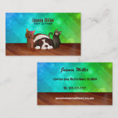 Gezelschapsdieren en katten Visitekaartjes (Voorkant / Achterkant)