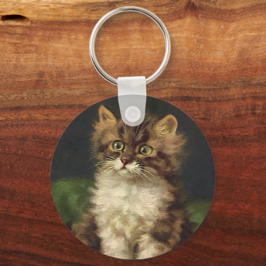  gezelschapsdieren, kutstripper, kat Kitten Sleutelhanger (Voorkant)
