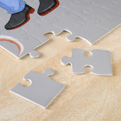 Gezelschapsdieren met dierenarts legpuzzel (Zijkant)