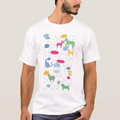 Gezelschapsdieren over het T-shirt van de Mannen v (Voorkant)