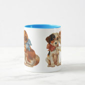  gezelschapsdieren, papaverliefdesPuppies met boge Mok (Midden)