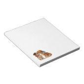 gezelschapsdieren, papaverliefdesPuppies met boge Notitieblok (Schuin)