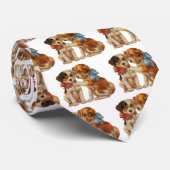  gezelschapsdieren, papaverliefdesPuppies met boge Stropdas (Opgerold)