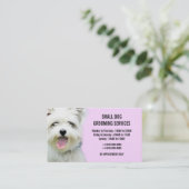 Gezelschapsdieren | Personaliseren Visitekaartje (Staand voorkant)