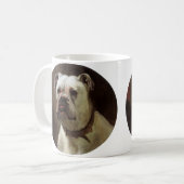 gezelschapsdieren, portret van boxer-puppy Dog Koffiemok (Voorkant links)