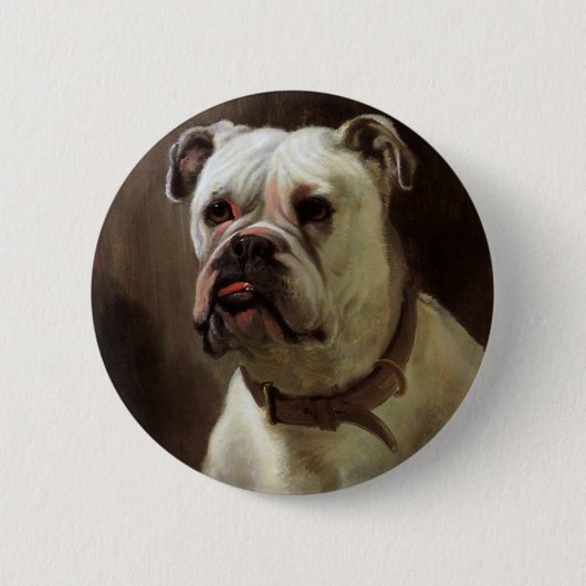 gezelschapsdieren, portret van boxer-puppy Dog Ronde Button 5,7 Cm (Voorkant)