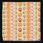 Gezelschapsdieren Prints Bandana<br><div class="desc">Een heldere en kleurrijke Sinaasappels poten zal er geweldig uitzien op een lab of Golden Retriever Dog.</div>