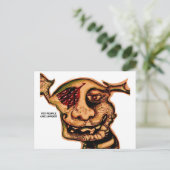 Gezelschapsmensen leven langer briefkaart (Staand voorkant)