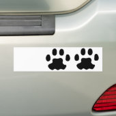 gezelschapspootjes bumpersticker (Op auto)