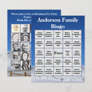 Gezelschapsspel Bingo Besneeuwde Berg Foto