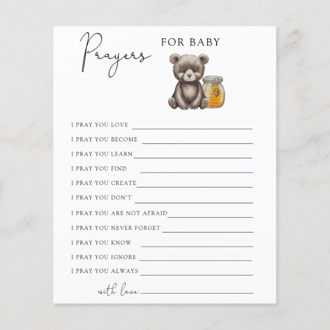 Gezelschapsspel | gebeden voor baby (Voorkant)