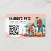 Gezelschapsverlof en Visitekaartje voor het lopen (Voorkant)