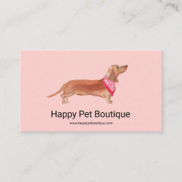 Gezelschapsverlof, zitplaats van de hond, Visiteka Visitekaartje