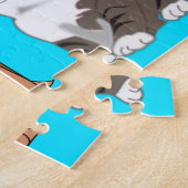 Gezelschapsvrienden Jigzaag Puzzle Gift Legpuzzel (Zijkant)