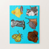 Gezelschapsvrienden Jigzaag Puzzle Gift Legpuzzel (Verticaal)