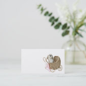 Gezelschapszetter Visitekaartje (Staand voorkant)