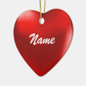 Gezet Jouw naam Ornament Heart (Links)