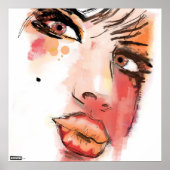 gezicht 02 poster (Voorkant)