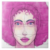 Gezicht 10 tegeltje (Voorkant)