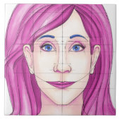 Gezicht 31 tegeltje (Voorkant)