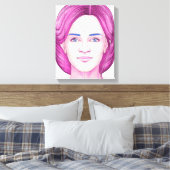 Gezicht 32 canvas afdruk (Insitu (Slaapkamer))