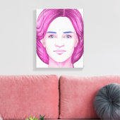 Gezicht 32 canvas afdruk (Insitu (Woonkamer))